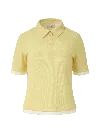 Elune Mode Women's Yellow Waffle Top _ Lemon