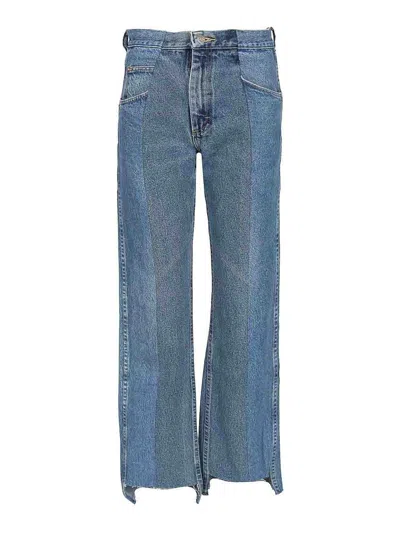 E.l.v Denim Audry Jeans In Blue