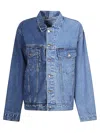 E.l.v Denim Denim Cotton Jacket Dual Tone Design In Multi
