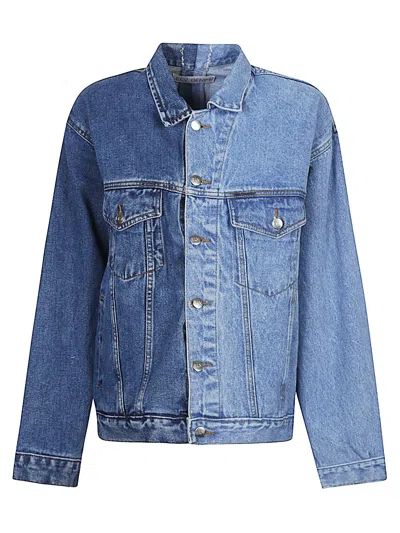 E.l.v Denim E.l.v. Denim Denim Cotton Jacket In Blue