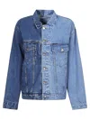 E.l.v Denim Denim Cotton Jacket In Blue