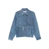 E.l.v Denim E. L.v. Denim Kara Panelled Denim Jacket In Blue