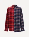 E.l.v Denim E. L.v. Denim Martha Shirt Check Flannel In Multi