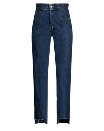 E.l.v Denim E. L.v. Denim Woman Jeans Blue Size 28 Cotton