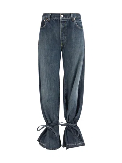 E.l.v Denim Grey Straight High Rise Jeans
