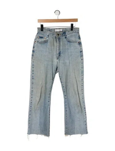Pre-owned E.l.v Denim High-rise Wide Leg Jeans In Blue