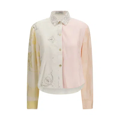 E.l.v Denim E.l.v. Denim Multicolor Cotton Pattern Women's Shirt