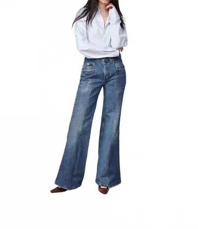 E.l.v Denim Odette Jeans In Mid Blue