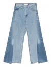 E.l.v Denim Denim Wide-leg Jeans In Blue