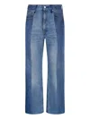 E.l.v Denim Panelled Jeans In Blue