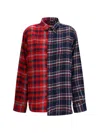E.l.v Denim E.l.v. Denim Shirts In Red