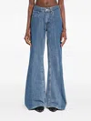 E.l.v Denim Odette Flared Jeans In Light Blue In Blue