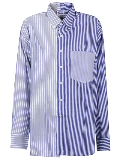 E.l.v Denim E.l.v. Denim Striped Denim Shirt