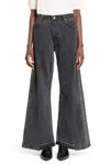 E.l.v Denim Woman Grey Jeans In Grey