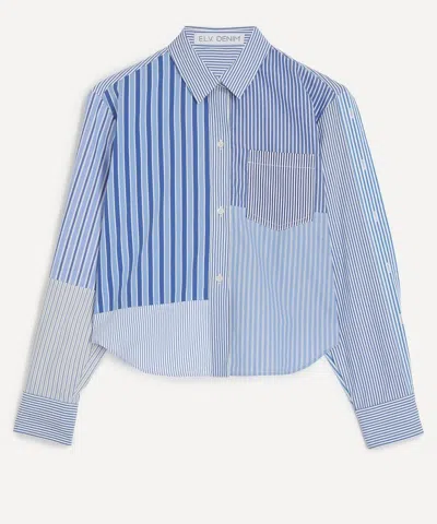 E.l.v Denim E.l.v. Denim Women's Emilie Shirt In Blue