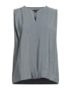 Elvine Woman Top Pastel Blue Size Xs Viscose, Polyester In Blue