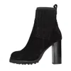 Elvio Zanon Boots Black In Nero Neri E Grigi