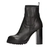 Elvio Zanon Boots Black In Nero Neri E Grigi
