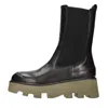 Elvio Zanon Boots Black In Nero Neri E Grigi