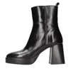 Elvio Zanon Boots Black In Nero Neri E Grigi