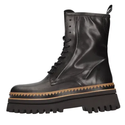 Elvio Zanon Boots Black In Nero Scuri