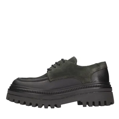 Elvio Zanon Flat Shoes Green In Verde Blu E Verdi