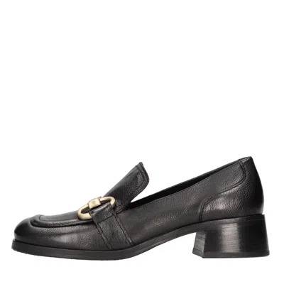 Elvio Zanon Low Shoes Black In Nero Scuri