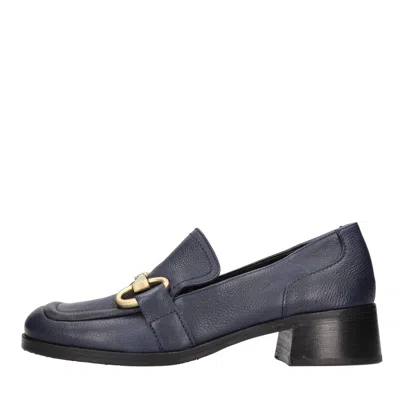 Elvio Zanon Low Shoes Blue In Blu Blu E Verdi