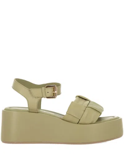 Elvio Zanon Sandals In Beige
