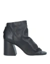 Elvio Zanon Woman Ankle Boots Black Size 6 Leather