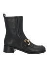 Elvio Zanon Woman Ankle Boots Black Size 10 Soft Leather