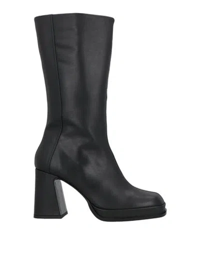 Elvio Zanon Woman Boot Black Size 8 Leather