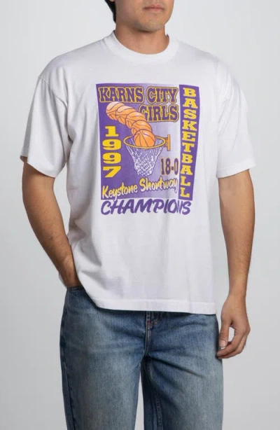 Elwood 1997 Karns City Girls Basketball Tee In White