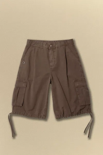 Elwood Baggy Cargo Short In Brown