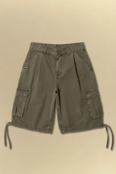 Elwood Baggy Cargo Short In Green