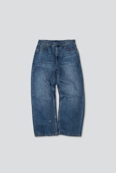 Elwood Baggy Denim Pant In Blue