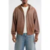 Elwood Beachwood Zip Hoodie In Brown