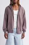 Elwood Beachwood Zip Hoodie In Plum