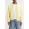Elwood Core Oversize Terry Full Zip Hoodie In Yellow