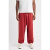 Elwood Bubble Cotton Blend Sweatpants In Red