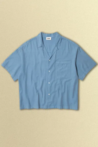Elwood Camp Shirt In Blue