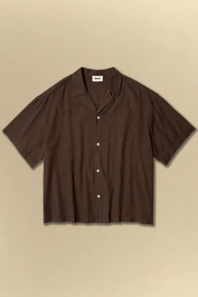 Elwood Camp Shirt In Brown