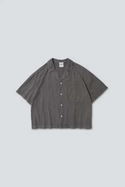 Elwood Camp Shirt In Gray