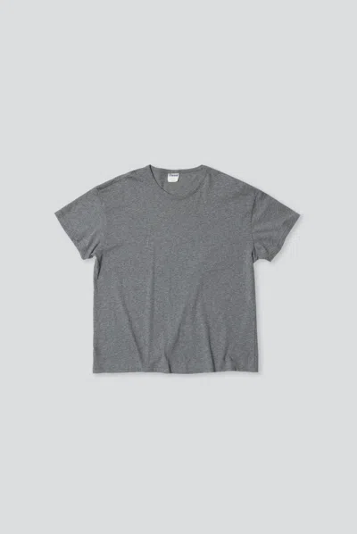 Elwood Cap Sleeve Tee In Dark Ash Grey