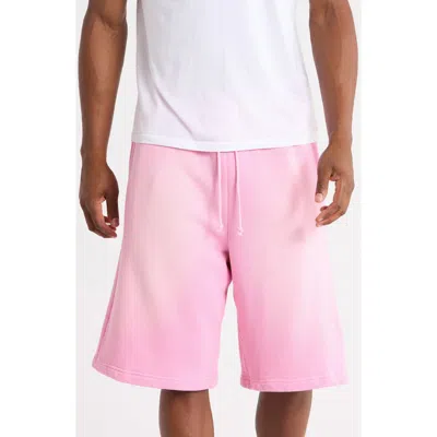 Elwood Core Big Sweat Shorts In Pink