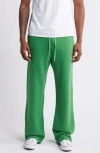 Elwood Core Cotton Straight Leg Sweatpants In Vintage Green
