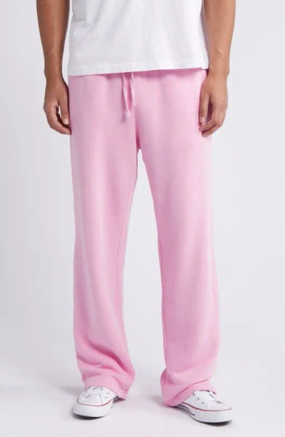 Elwood Core Cotton Straight Leg Sweatpants In Vintage Pink