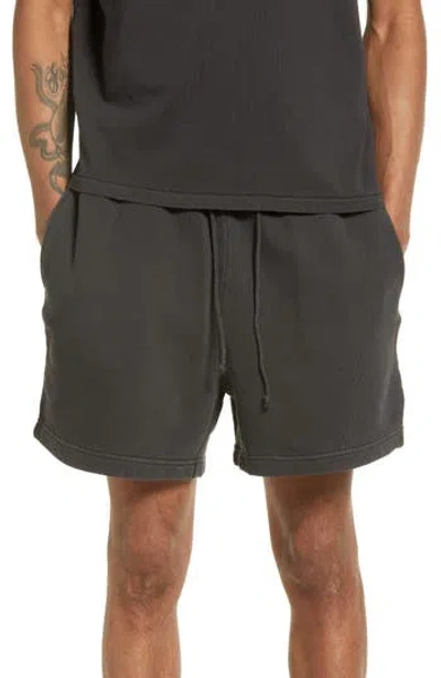 Elwood Core Organic Cotton Brushed Terry Sweat Shorts In Animal Print