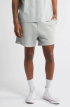 Elwood Core Organic Cotton Brushed Terry Sweat Shorts In Icicle