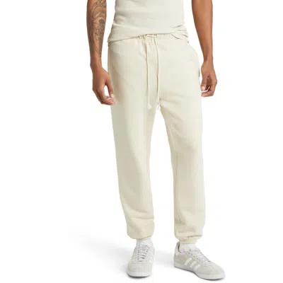 Elwood Core Organic Cotton Brushed Terry Sweatpants In Neutral